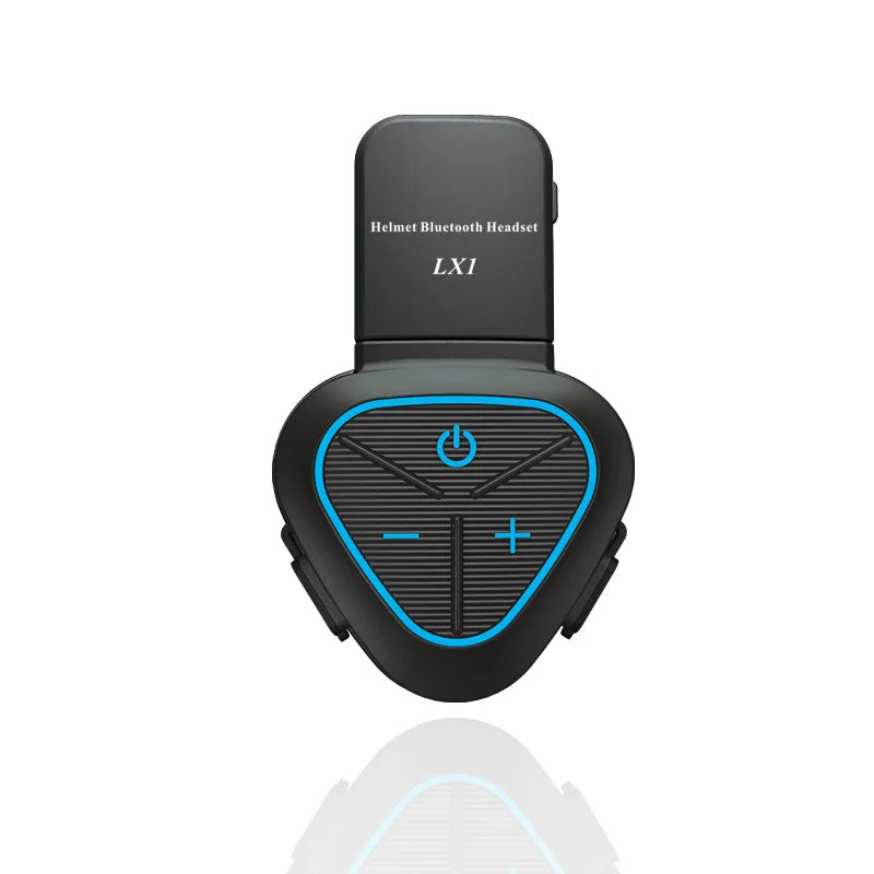 LX1 Motorcycle Summer Helmet Special Bluetooth Headset Portable CVC Smart Noise Cancelling Waterproof Takeaway Headset Blue