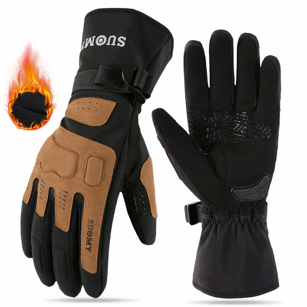 SUOMY Motorcycle Gloves Waterproof Guantes Men Women Motorbike Riding Gloves Windproof Touch Screen Moto Motocross Gloves Winter