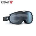 VEMAR Motorcycle Helmet Goggles Windproof Anti-fog Accessories Clarity Glasses Cycling Racer Chopper Sports Biker Riding Eyewear