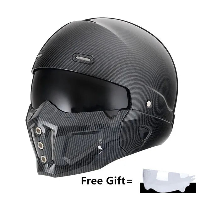 Vintage Retro Motorcycle Helmet Cascos Para Moto Modular NO Scorpion Full Helmet Combination Helmet Venom Half Helmet CE DOT