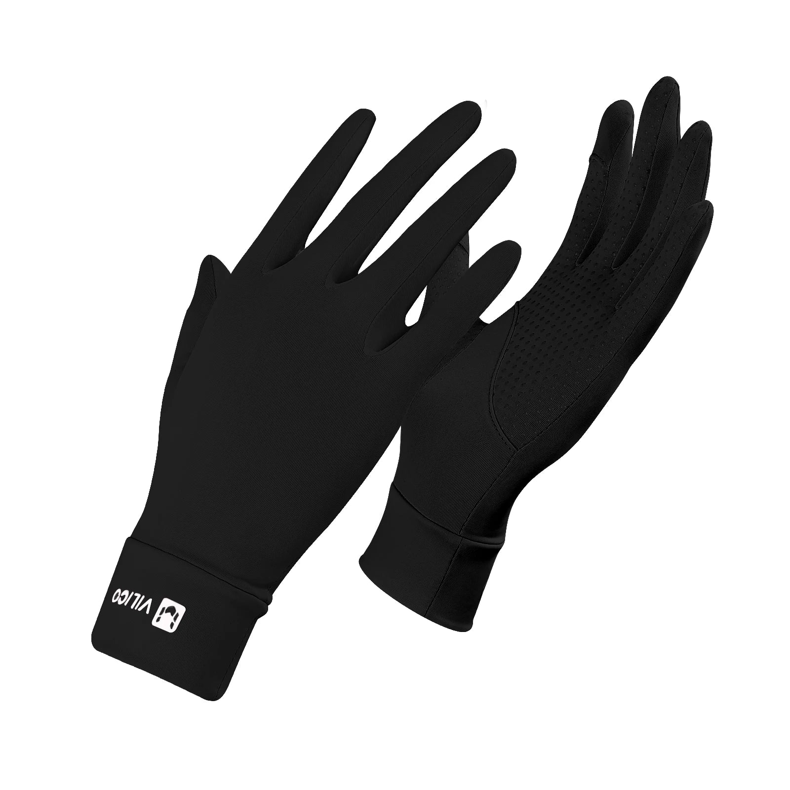 Sunscreen gloves Thin Ice Silk Women's for Women and Men Driving Electric Motorcycles Fishing UV Protection, Anti Slip,ventilate