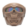 Motorcycle Skull Mask Wind Goggles Outdoor Sports Riding Glasses Motorcycle Windproof Tactical Mask Goggles Tactical Helmet