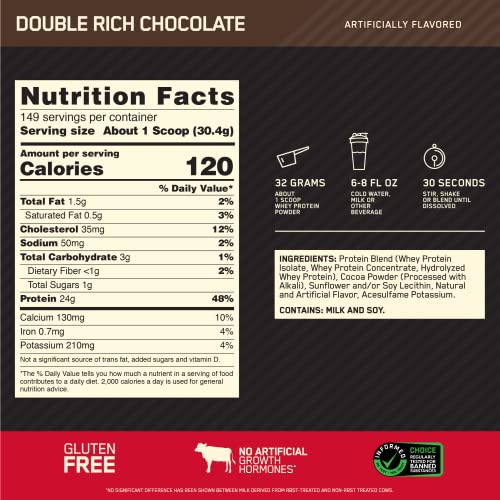 Optimum Nutrition Gold Standard 100% Protein Powder