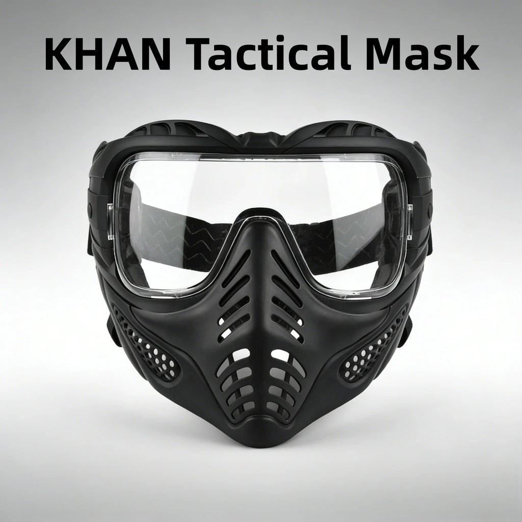 Motorcycle Full Face Mask Windproof Goggles, Outdoor Sports Riding Glasses for Halloween, Gaming, CS Tactical Airsoft