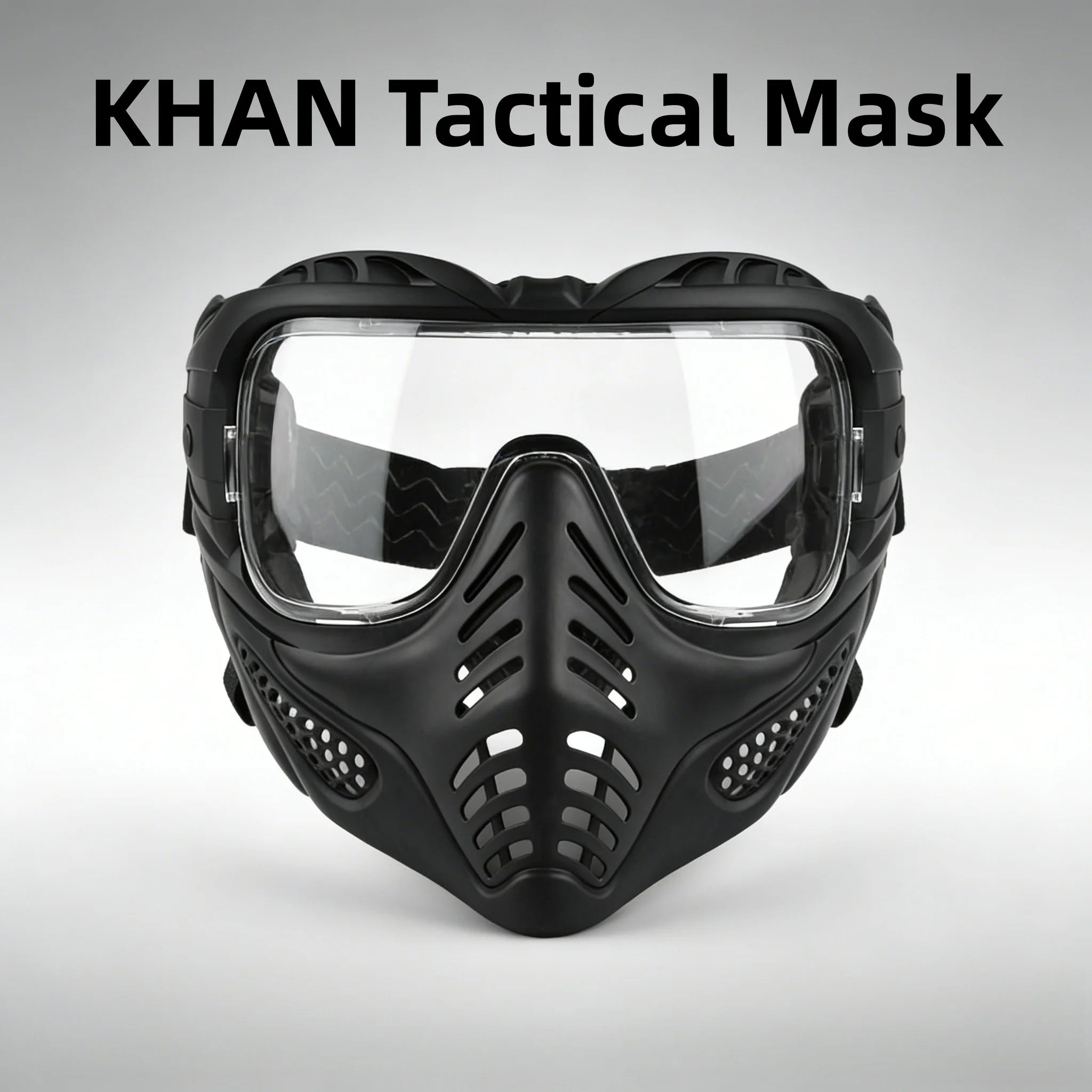 Motorcycle Full Face Mask Windproof Goggles, Outdoor Sports Riding Glasses for Halloween, Gaming, CS Tactical Airsoft