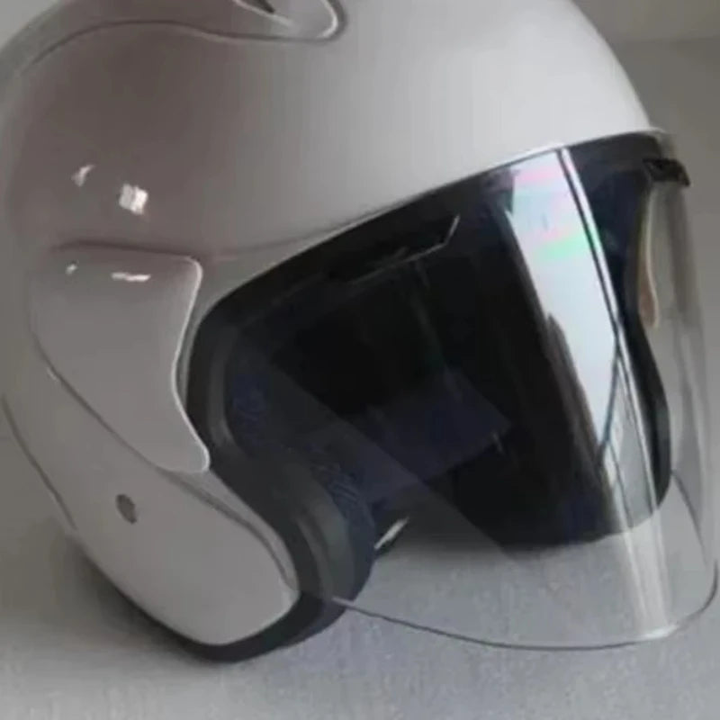 Ram3 Bright White Half Helmet Men and Women Motorcycle Off-Road Summer Helmet Downhill Racing Mountain Cross Casco Capacete