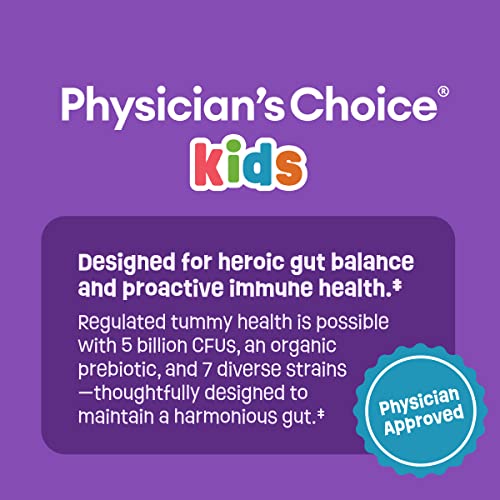 Physician's CHOICE Probiotics 60 Billion CFU - 10 Diverse Strains + Organic Prebiotic - Digestive & Gut Health - Supports Occasional Constipation, Diarrhea, Gas & Bloating - Probiotics For Women & Men