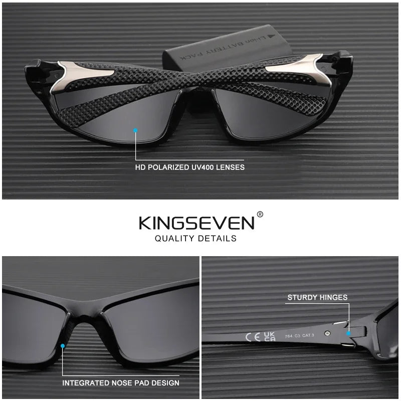 KINGSEVEN Outdoor UV400 Goggles Padded Goggles Anti-UV Unisex Sports Sunglasses Eyewear Motorcycle Riding Protective Glasses