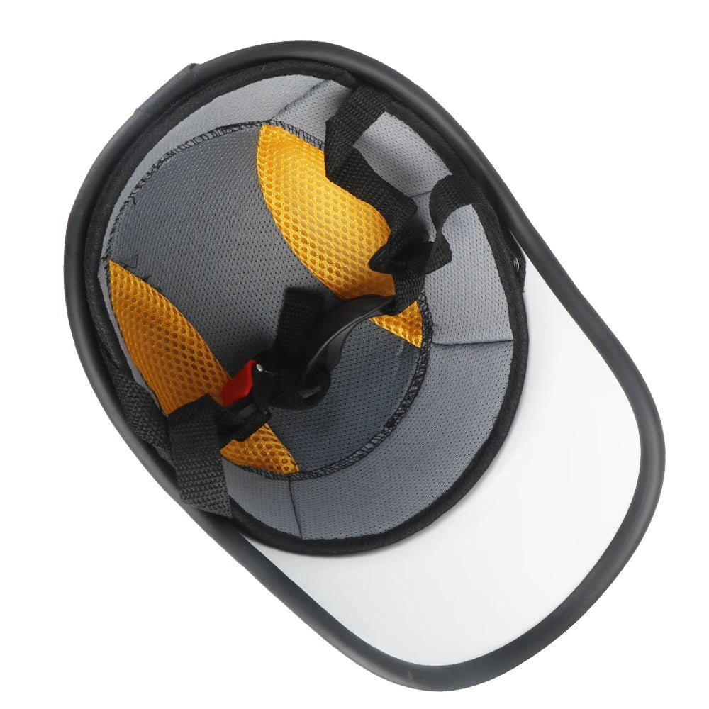 Safety Hard Hat Half Face Vintage Summer Cap Baseball Cap Style For Cafe Racer Chopper Scooter Motorcycle Half Helmet