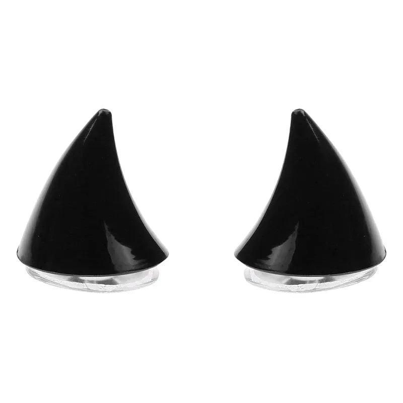 2pcs Universal Helmet Cat Ears Decoration Moto Electric Car Driving Styling Cute Cat Ears Stickers Decor Helmet Accessories