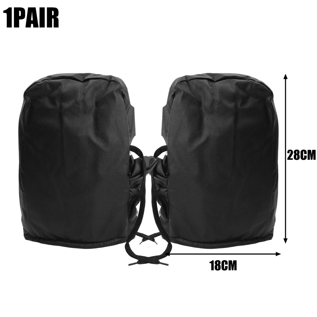 Motorcycle Windproof Waterproof Hand Cover Bicycle Handlebar Covers Warm Gloves Winter Riding Warm Handlebar Covers 2pcs/set