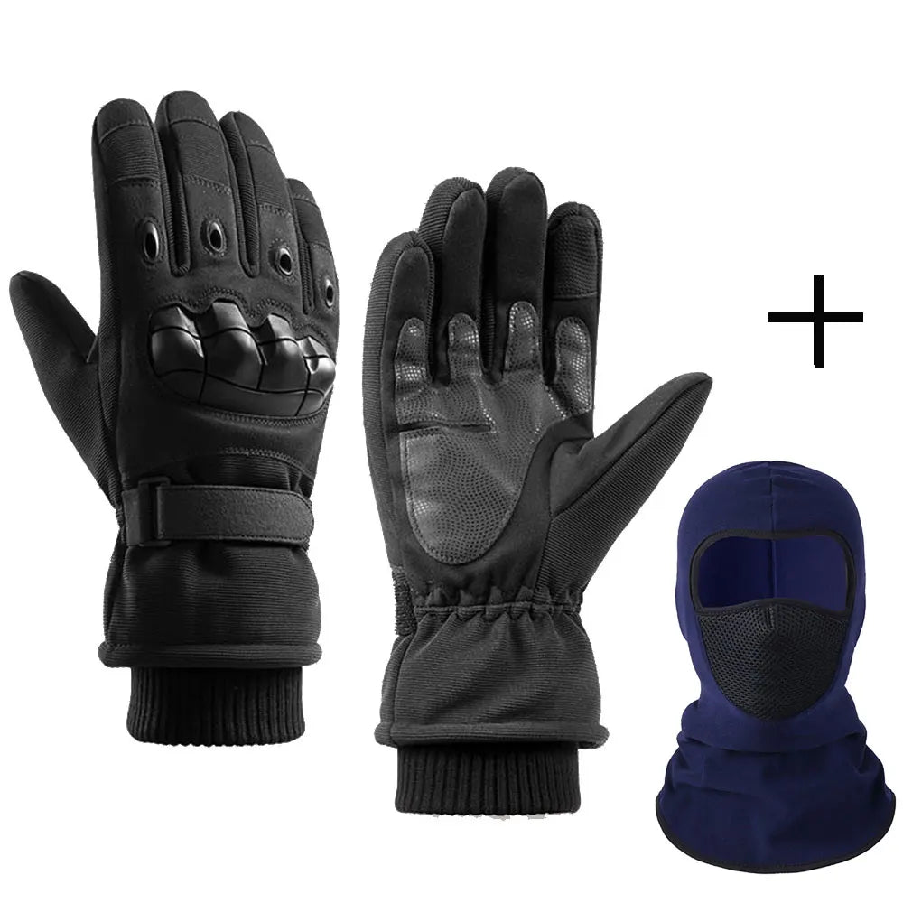 Winter Warm Motorcycle Gloves Full Finger Touch Screen Guantes Moto Outdoor Sport Motorbike Riding Gloves Motorcycle Equipment