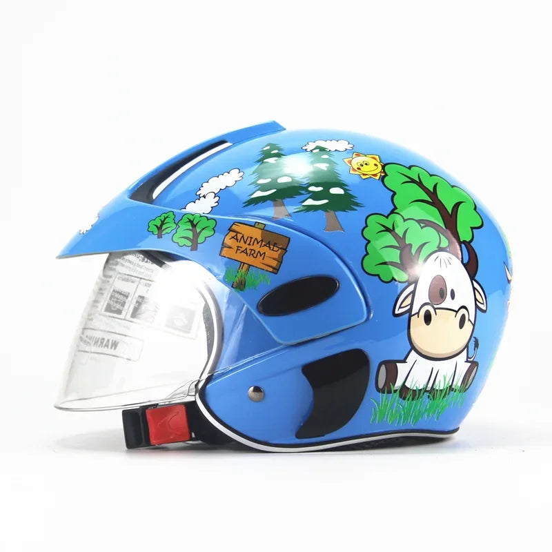 Children's Motocross Motorcycle Motor Helmet  Comfortable Motos Protective carton Safety Helmets