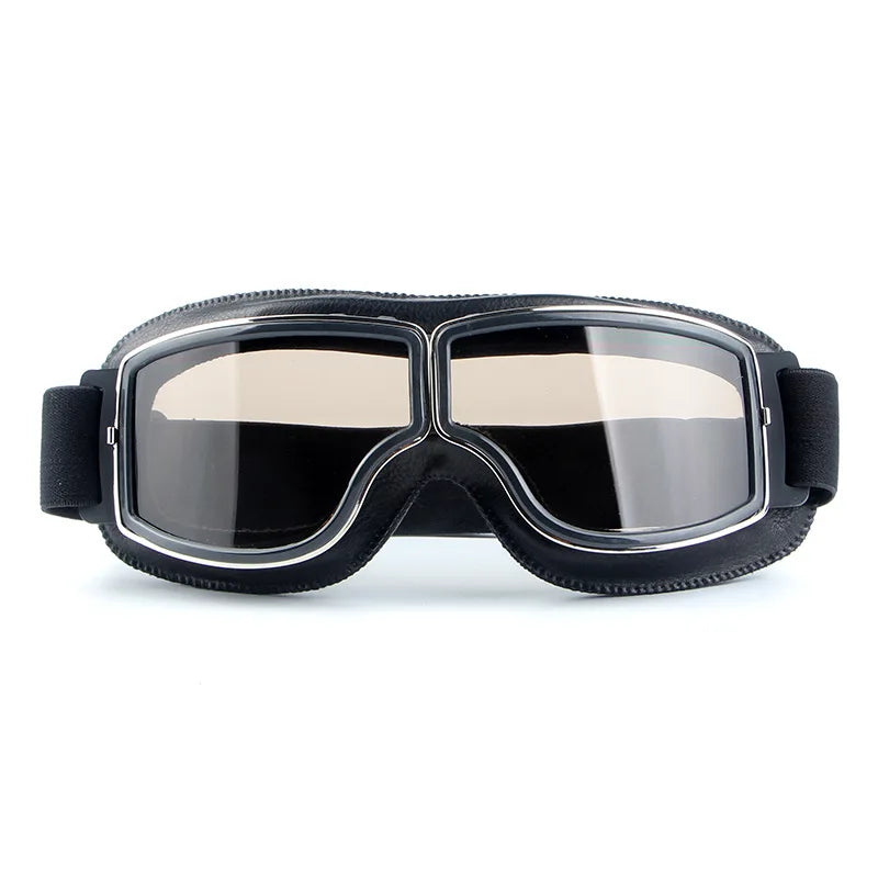 Metal frame retro goggles, motorcycle off-road riding glasses, outdoor sports windproof and dustproof bicycle goggles