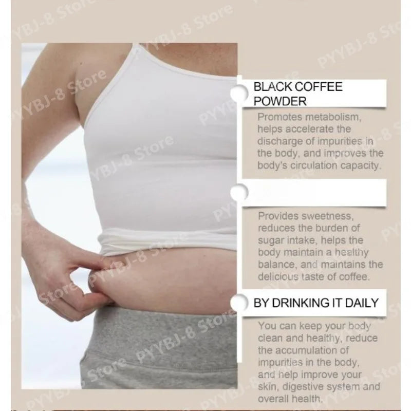 Metabolic Powder with Mushroom Extract and Black Coffee Promote Internal Circulation in The Body Health Nutritional Supplements