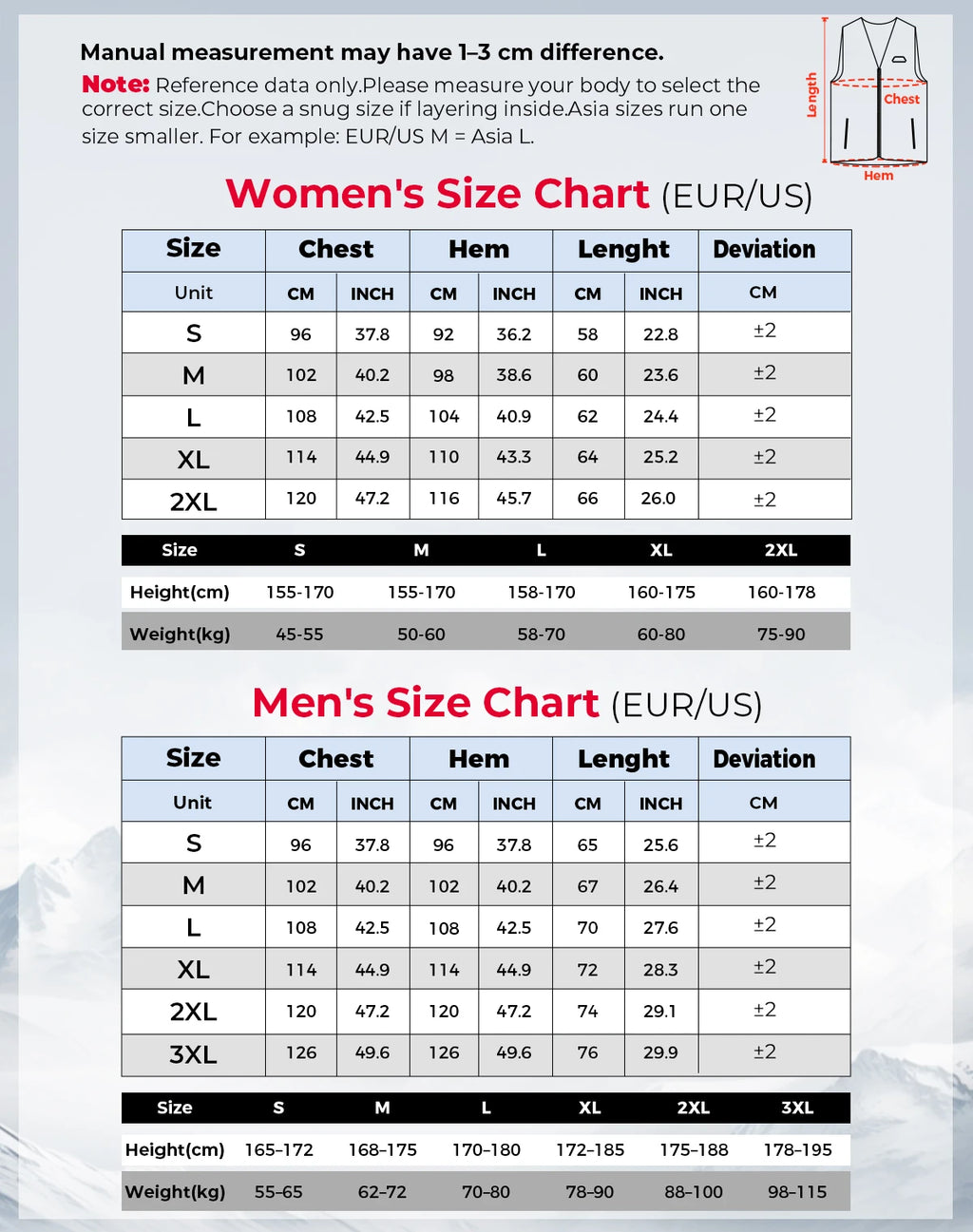 Unisex Heated Vest with 6 Heating Areas Warm Inner USB Electric for Winter Outdoor Sports Motorcycle Riding Skiing Fishing Gear