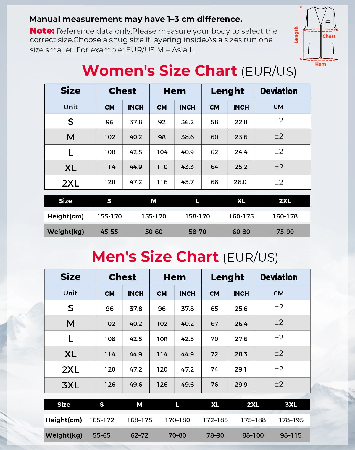 Unisex Heated Vest with 6 Heating Areas Warm Inner USB Electric for Winter Outdoor Sports Motorcycle Riding Skiing Fishing Gear