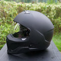 Black Matte skull dark wind motorcycle helmet men Mecha Mask Design style 3-color lenses winter helmet fashion men Can assembled