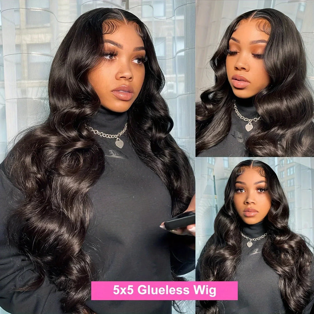 Body Wave 13x6 HD Lace Frontal Wig Brazilian 30 38 Inch Body 200 Density 13x4 Transparent Lace Frontal Human Hair Wigs For Women