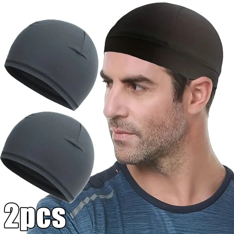 1/3pcs Motorcycle Helmet Inner Cap Hat Quick Dry Breathable Hat Racing Cap Under Helmet Beanie Cap Motocross Motor Helmet Hat