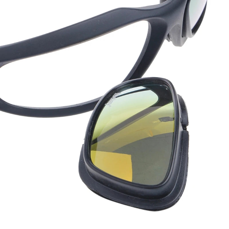 New Windproof Polarized Motorcycle Lens Sun Glasses Riding Cycling Biker Sports Wrap