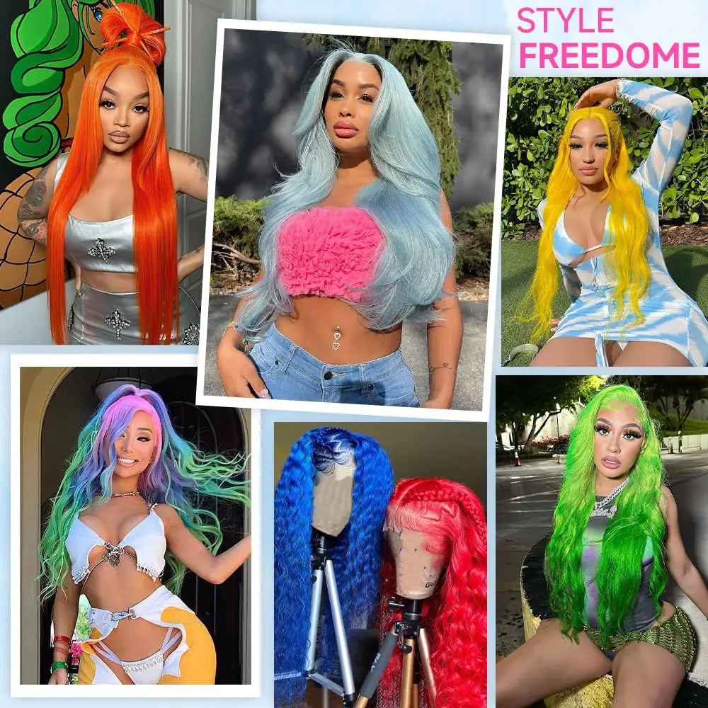 40 Inch Blonde Body Wave Human Hair Wigs 613 Hd Lace Frontal Wig 13x6 Bone Straight Lace Front Wig Colored Human Hair