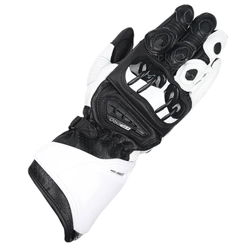 Two-X Gp Pro Motorcycle Leather Gloves Long Gloves Motorbike Moto Racing Leather Gloves All Sizes