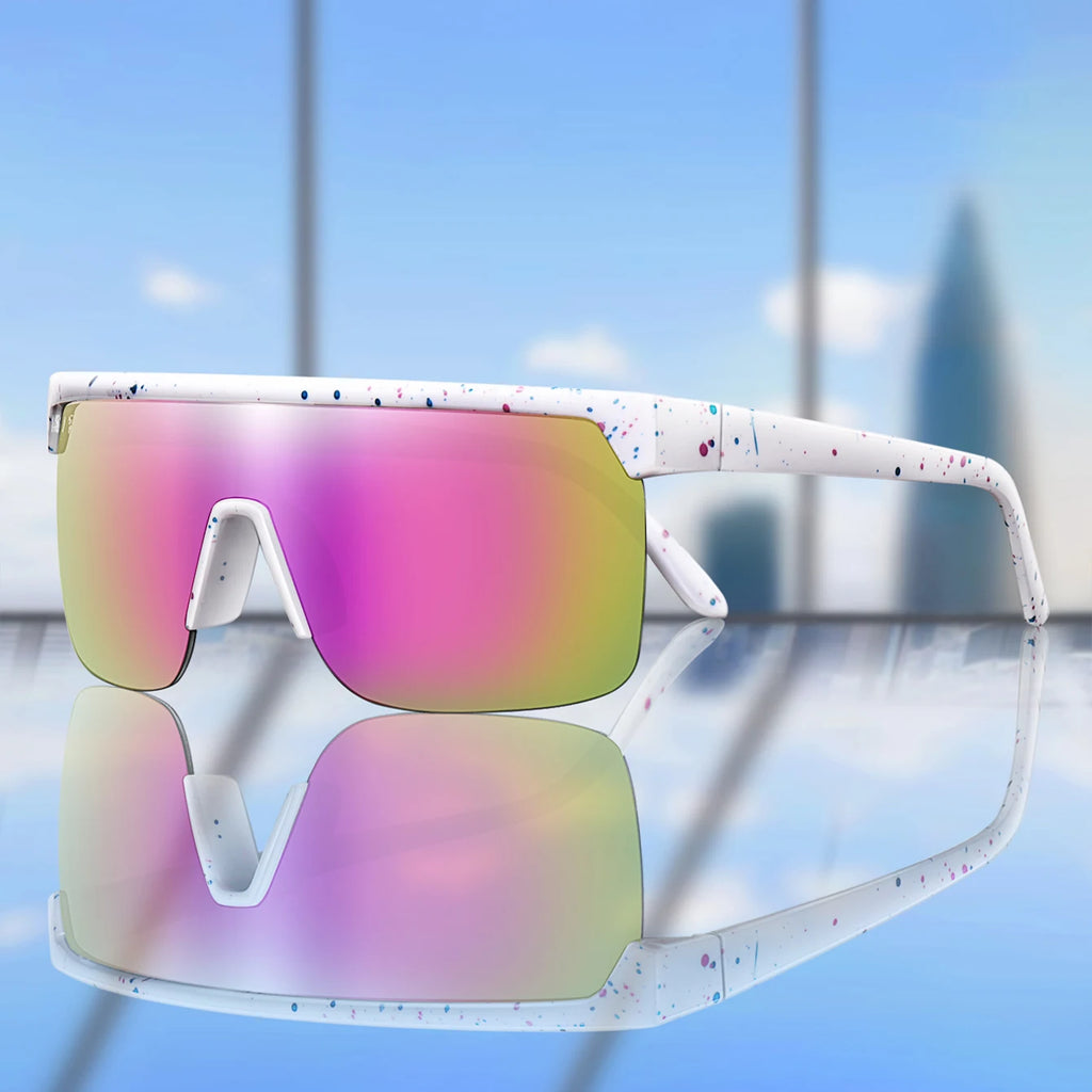 Brand Motorcycle Glasses Female Male Outdoor Sport Square Windproof Cycling Riding Bike Hiking Goggles Driving Hiking Eyewear
