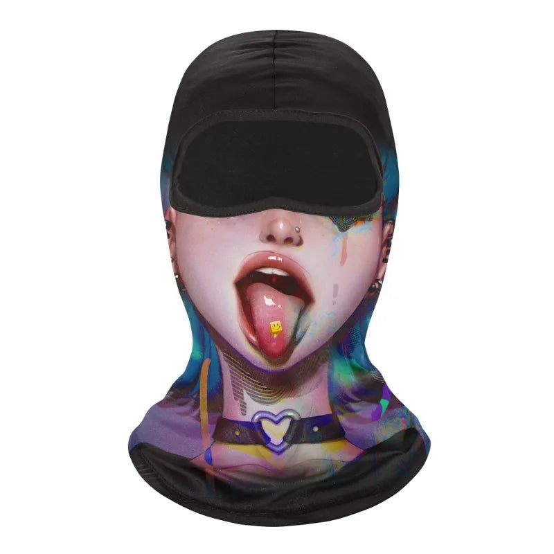Balaclava Outdoor Cool Sunscreen Motorcycle Cycling Face Mask Full Face Cover Men Helmet Hood Motorcycle Accessories Biker Mask
