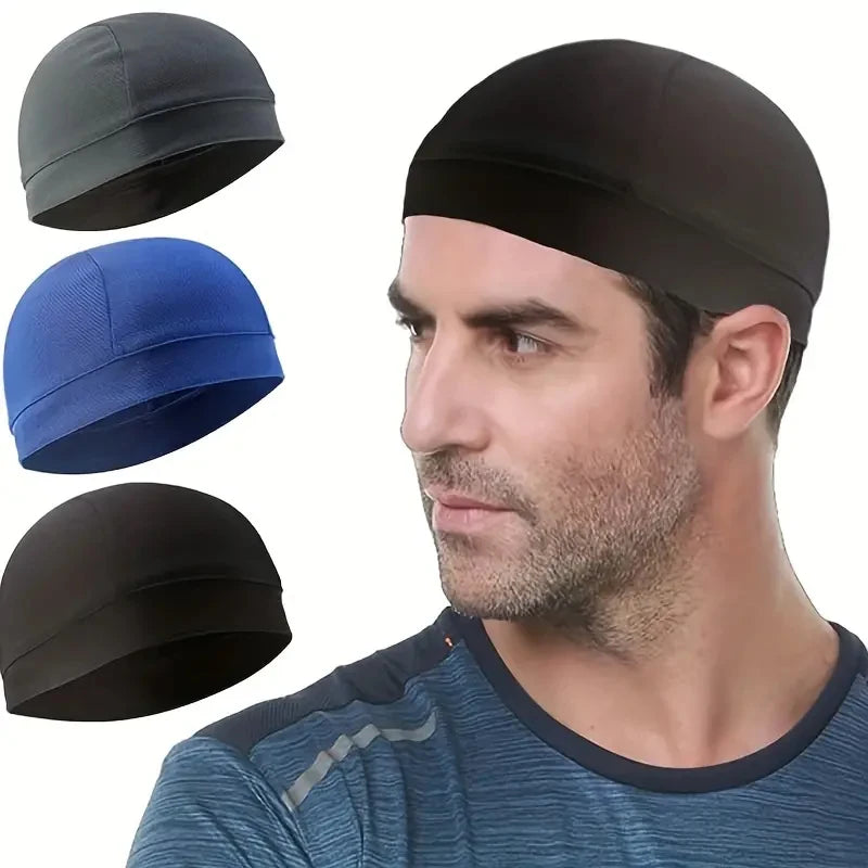 1/3pcs Motorcycle Helmet Inner Cap Hat Quick Dry Breathable Hat Racing Cap Under Helmet Beanie Cap Motocross Motor Helmet Hat