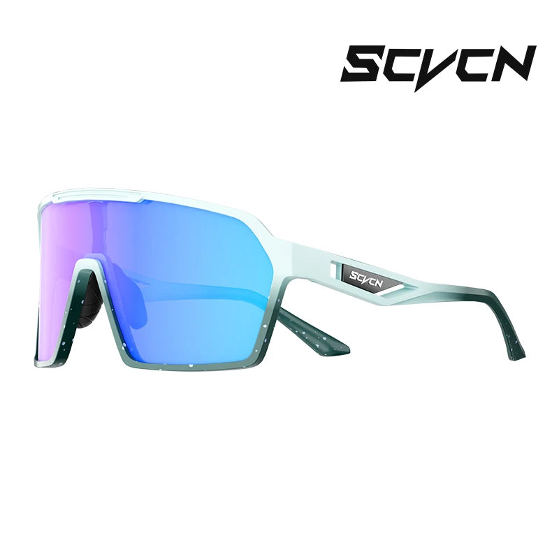 SCVCN Outdoor Cycling Sunglasses Motorcycle Riding Goggles UV400 Windproof Eyewear For Men Women Running Bicycle Glasses