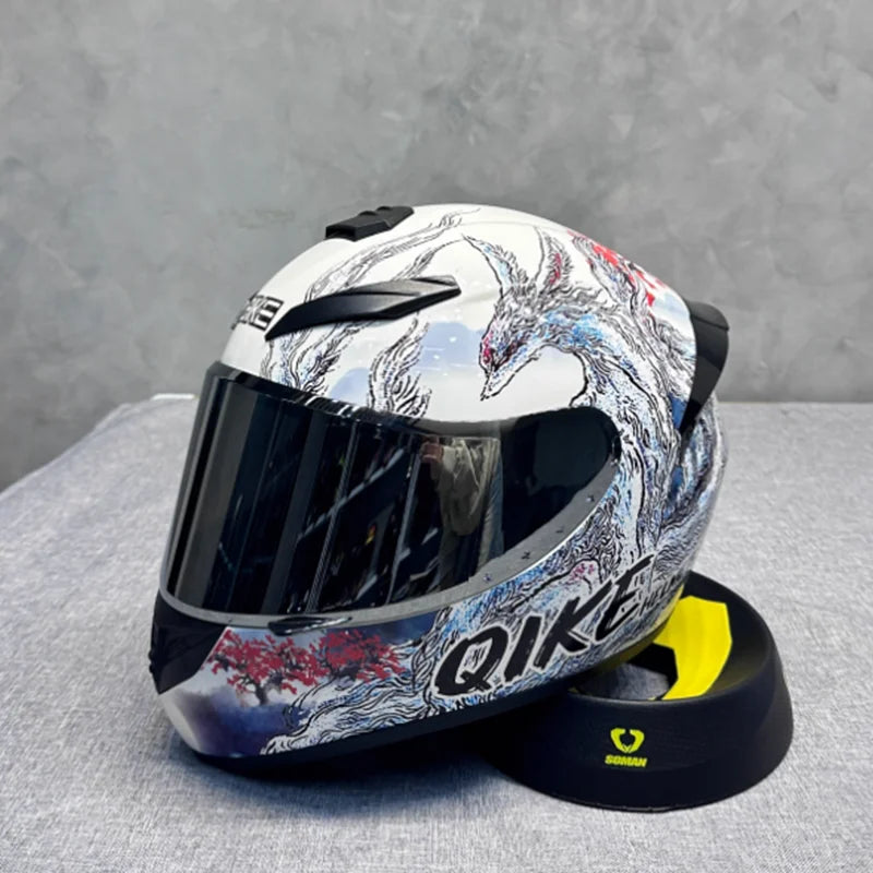 Ultra Durable Touring Full Face Motorcycle Helmet with Soft Lining Designed for Long Rides Comfortable and Reduced Wind Noise