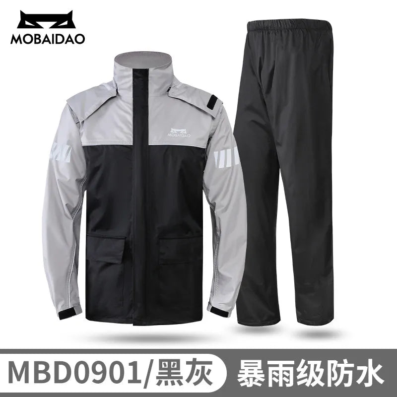 Motorcycle Riding Raincoat Protective Clothing Men's And Women's Common Split Raincoat Necessary Equipment For Moto Travel