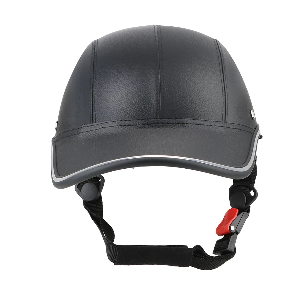 Safety Hard Hat Half Face Vintage Summer Cap Baseball Cap Style For Cafe Racer Chopper Scooter Motorcycle Half Helmet