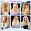 40 Inch Blonde Body Wave Human Hair Wigs 613 Hd Lace Frontal Wig 13x6 Bone Straight Lace Front Wig Colored Human Hair