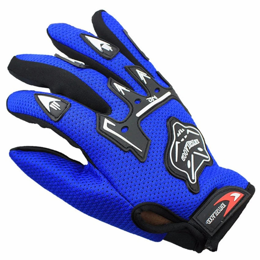 TDPRO Child Summer Winter Full Finger Motorcycle Gloves Kids 3-12 Years Old Children Moto Motocross Luvas Leather Racing Glove