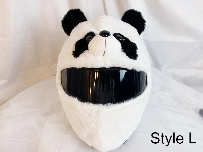 Motorcycle Helmet Cover Accessories Christmas Plush Motocross Full Face Off Road Helmet Decoration Helm Unisex Cosplay Styling