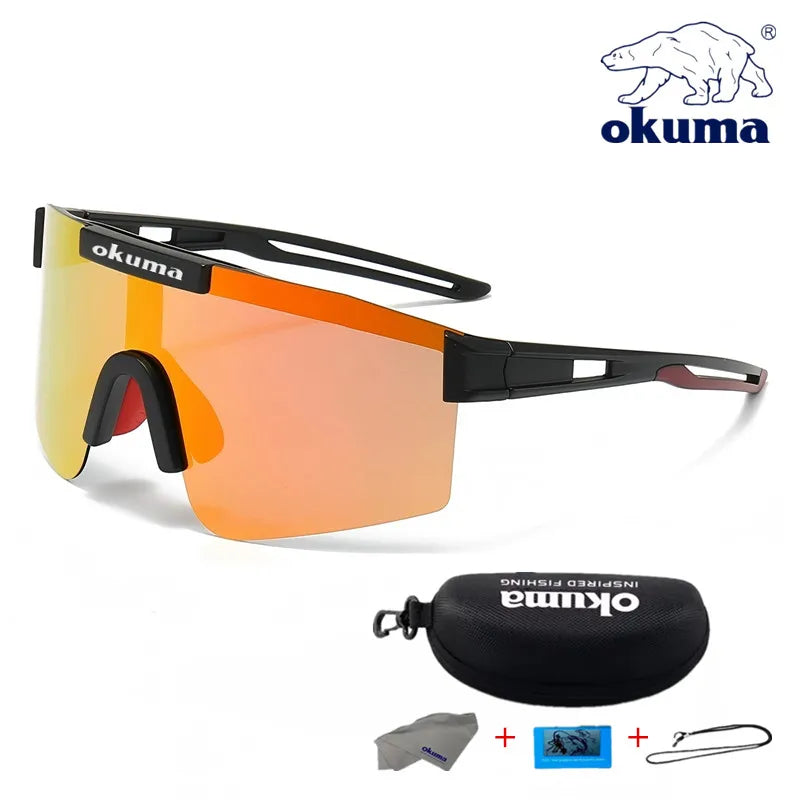 Okuma's new riding polarized sunglasses, motorcycle sports glasses, outdoor climbing sunglasses, UV400