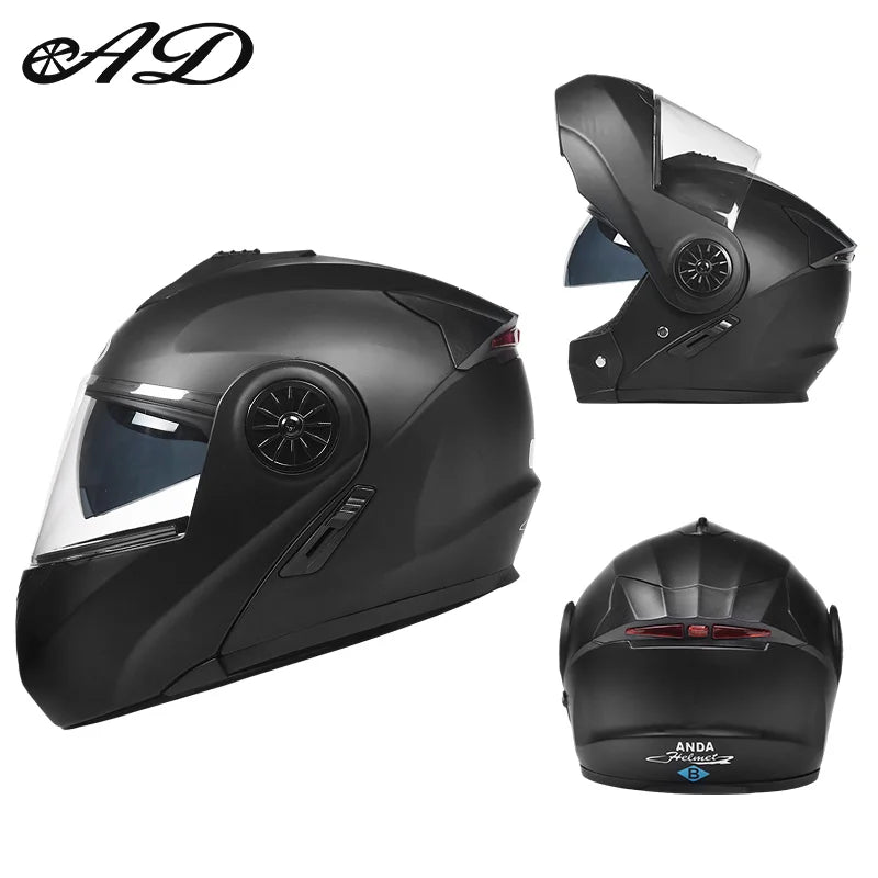 High Quality Unisex ABS Modular Portable Motorcycles Motocross Helmet New Generation Cascos Para Moto Motorbike Helmets Factory