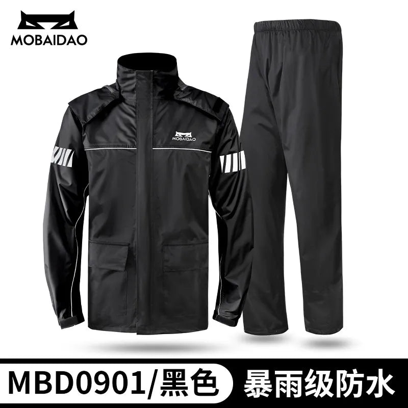 Motorcycle Riding Raincoat Protective Clothing Men's And Women's Common Split Raincoat Necessary Equipment For Moto Travel