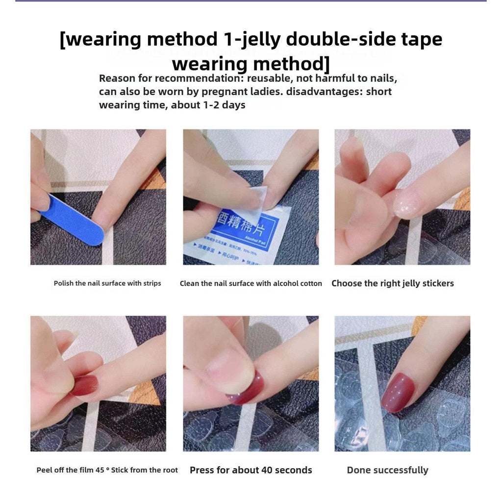 1050- Handmade press on nails fake nails removable Handmade Drawing Nails