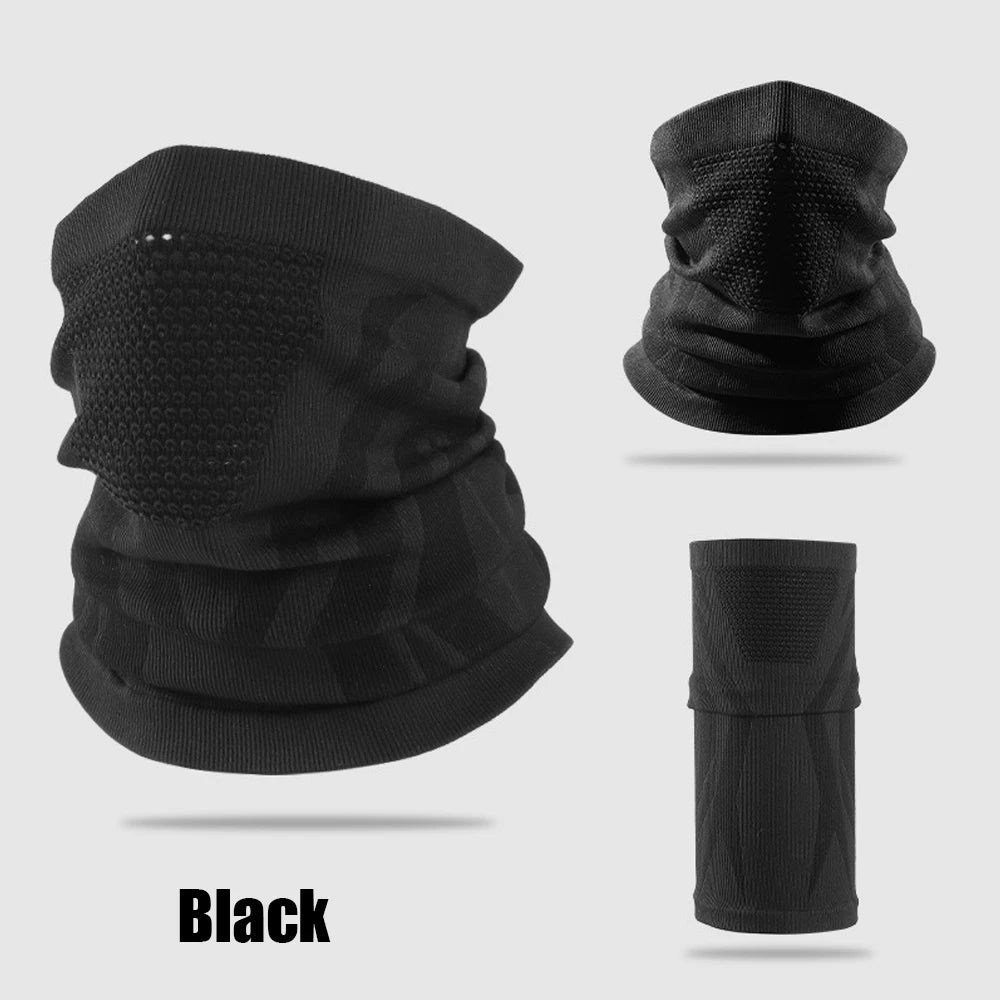 Winter Warm Skiing Mask Neck Unisex Elastic Breathable Cycling Mask Men's Women's Outdoor Sports Running Masks Motorcycle Mask