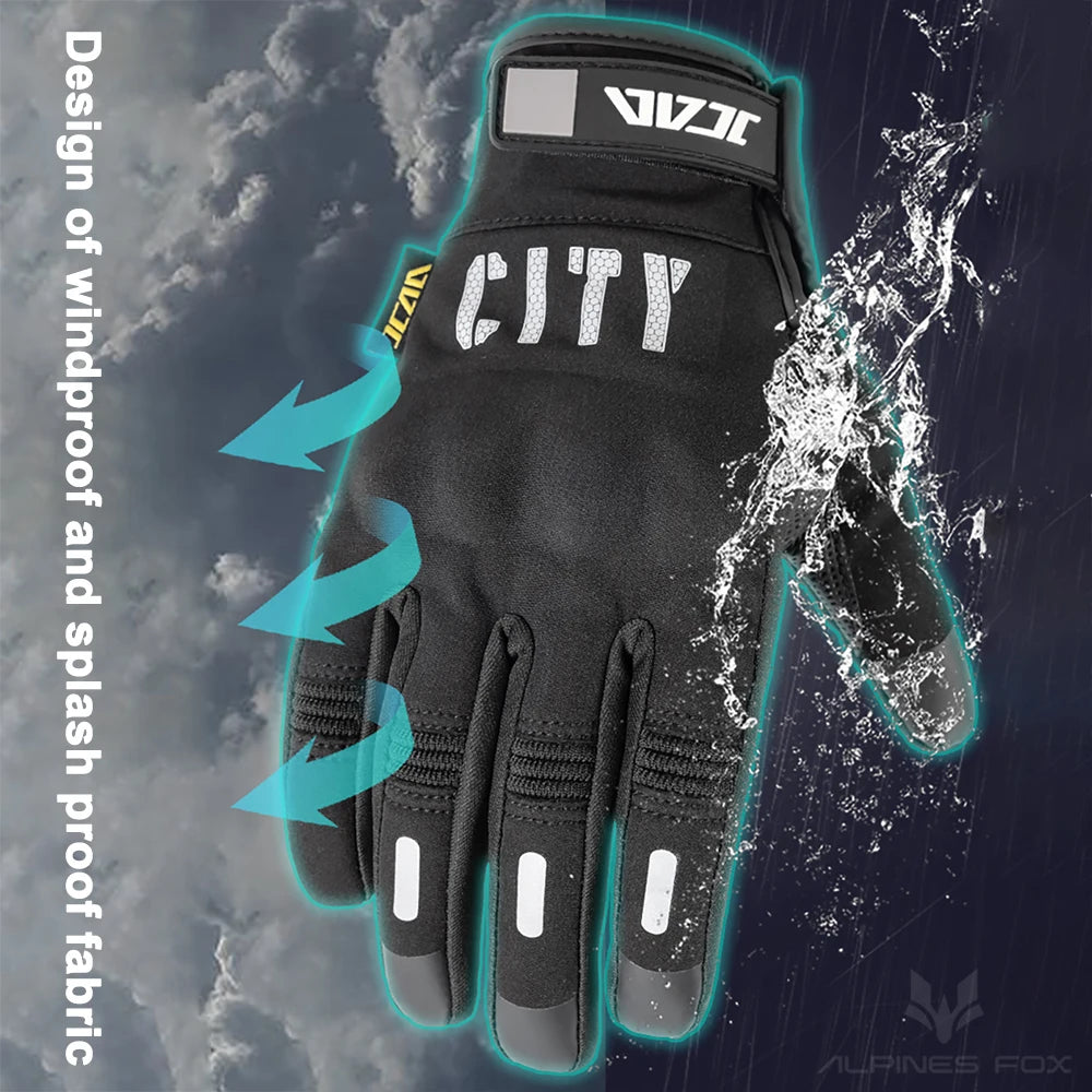 Spring Autumn New Motorcycle Gloves Windproof Motocross Riding Gloves Men Women Full Finger Touch Screen Moto Biker Glove