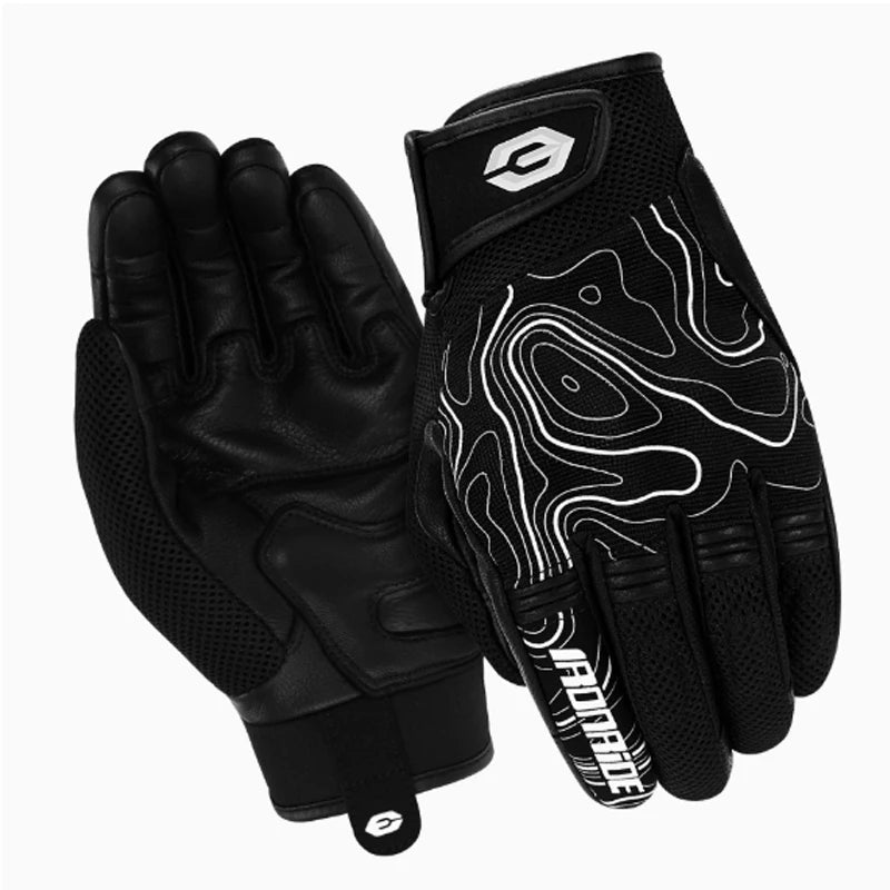 Pro Men's Summer Motorcycle Gloves Full Finger Touch Screen Breathable Built In Protectors Anti Fall Motorbike Biker Riding Gear