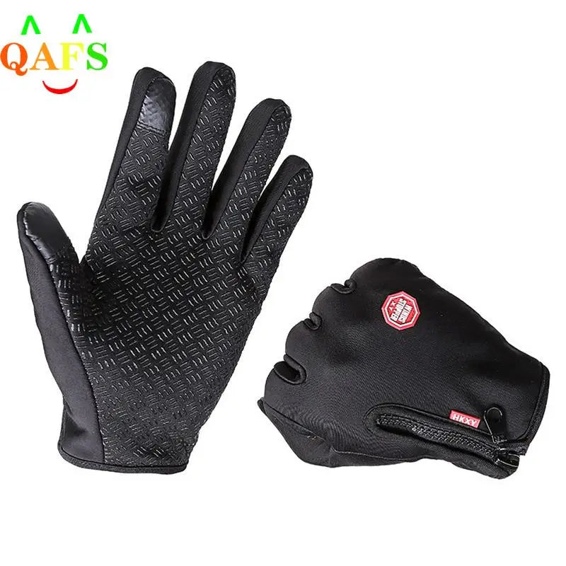 Outdoor Winter Gloves Windproof Waterproof Thermal Touch Screen Full Finger Gloves Warm Bike Skiing Motorcycle Riding Mittens
