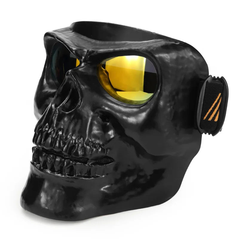 Yolinson Motorcycle Goggles Helmet Mask Outdoor Riding Motocross Skull Windproof Wind Glasses Sandproof Goggle Kinight Equipmetn