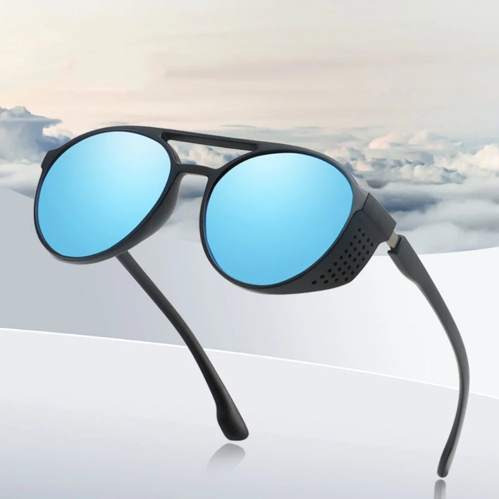 New Sunglasses Driving Glasses Polarized Sunglasses Men Women Round Box Outdoor Fishing Riding Mirror Motorcycle Running Travel