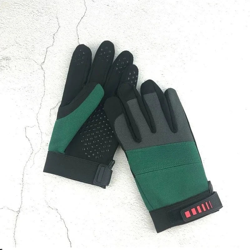 Motorcycle Riding Gloves Drill Work Gloves Sturdy Outdoor Car Repair Woodworking Electrical Tools Gloves
