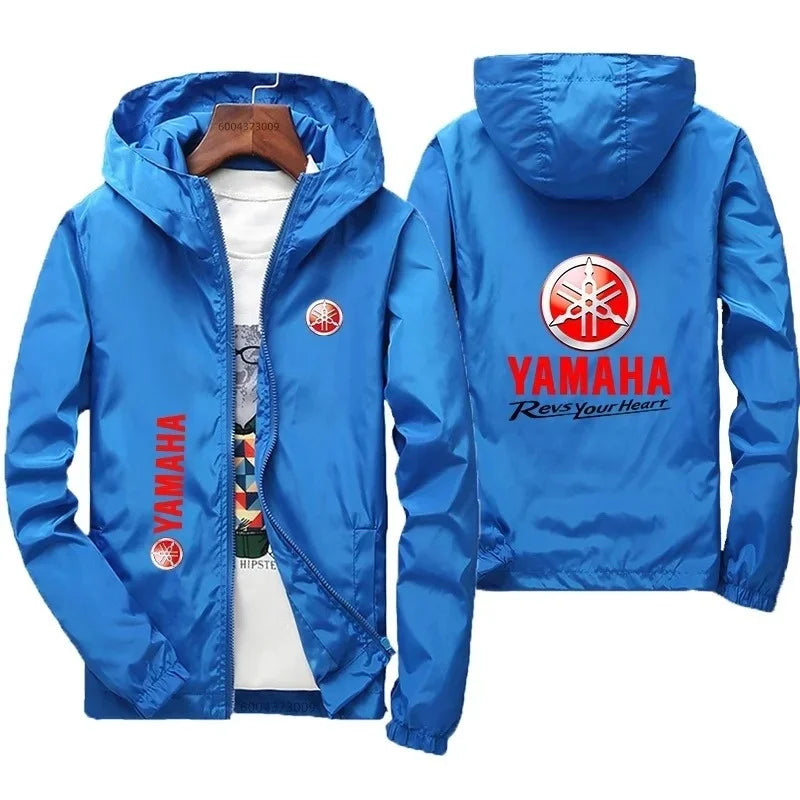 Yamaha Men's Windproof Motorcycle Jacket 2026 Spring Autumn Outdoor Leisure Off-Road Bicycle Riding Vest for Men