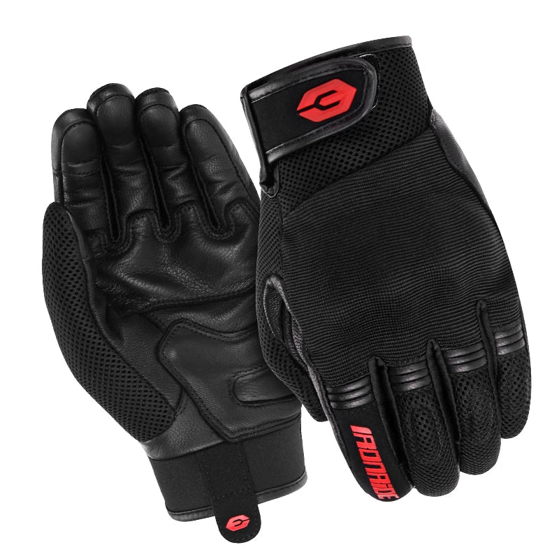 Summer Motocross Riding Racing Gloves Touch Screen Motorcycle Full Finger Protective Gloves Breathable Motorbike Non-slip Gloves
